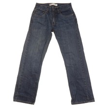 Levi's 505 Regular Fit Jeans Kids Boys 16 / 28x28 Medium Blue Denim 100 Cotton