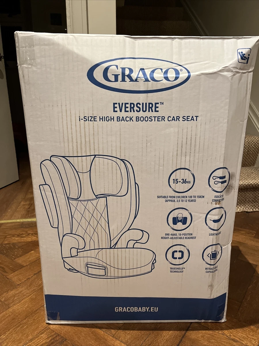 Graco EverSure i-Size High Back Booster Child Car Seat for Approx. 3.5 to  12 yrs