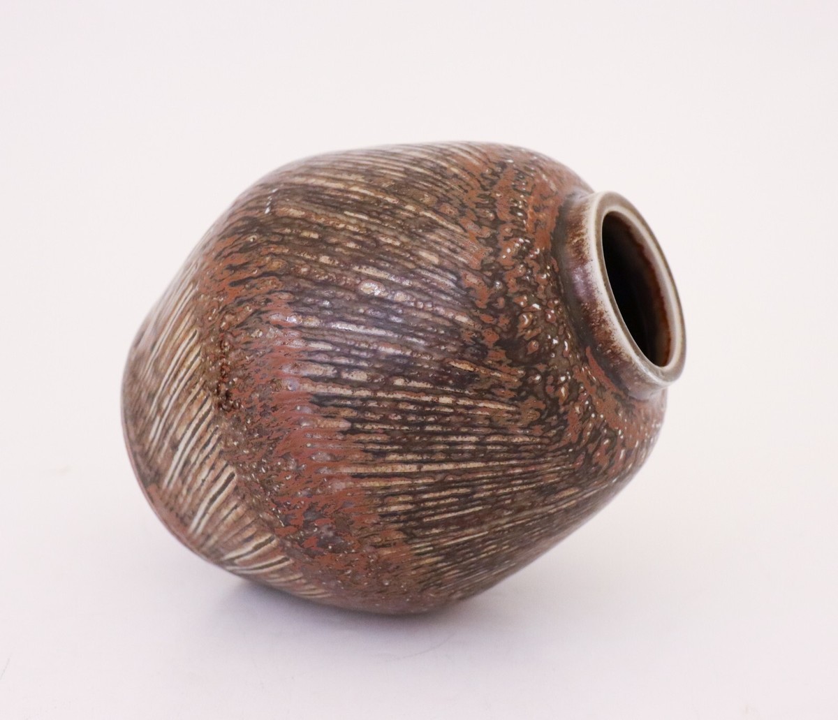 Deep Green Stoneware Vase, Carl-Harry Stålhane, Rörstrand, 1963 For