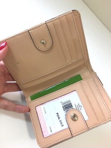 NWT Kate Spade Wellesley Cara Wallet Zip Small Stacy Coin Purse WLRU1745 Gift - Picture 8 of 22