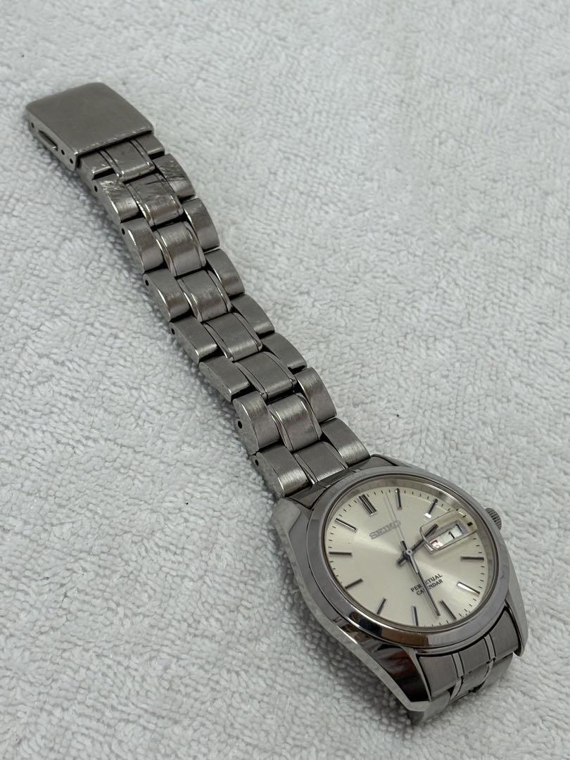 Seiko 8F33-0040 Perpetual Calendar Stainless Steel Vintage Seiko 8F33-0040 Perpetual Calendar Stainless Steel Vintage