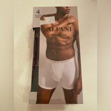 Alfani Men’s 4 Pack Boxer Briefs in Black Size XXL 41-43 NWT