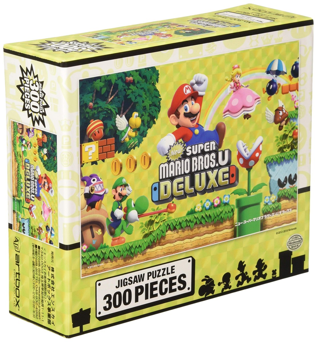 Ensky 300pc Jigsaw Puzzle New Super Mario Bros. U Deluxe 26x38cm