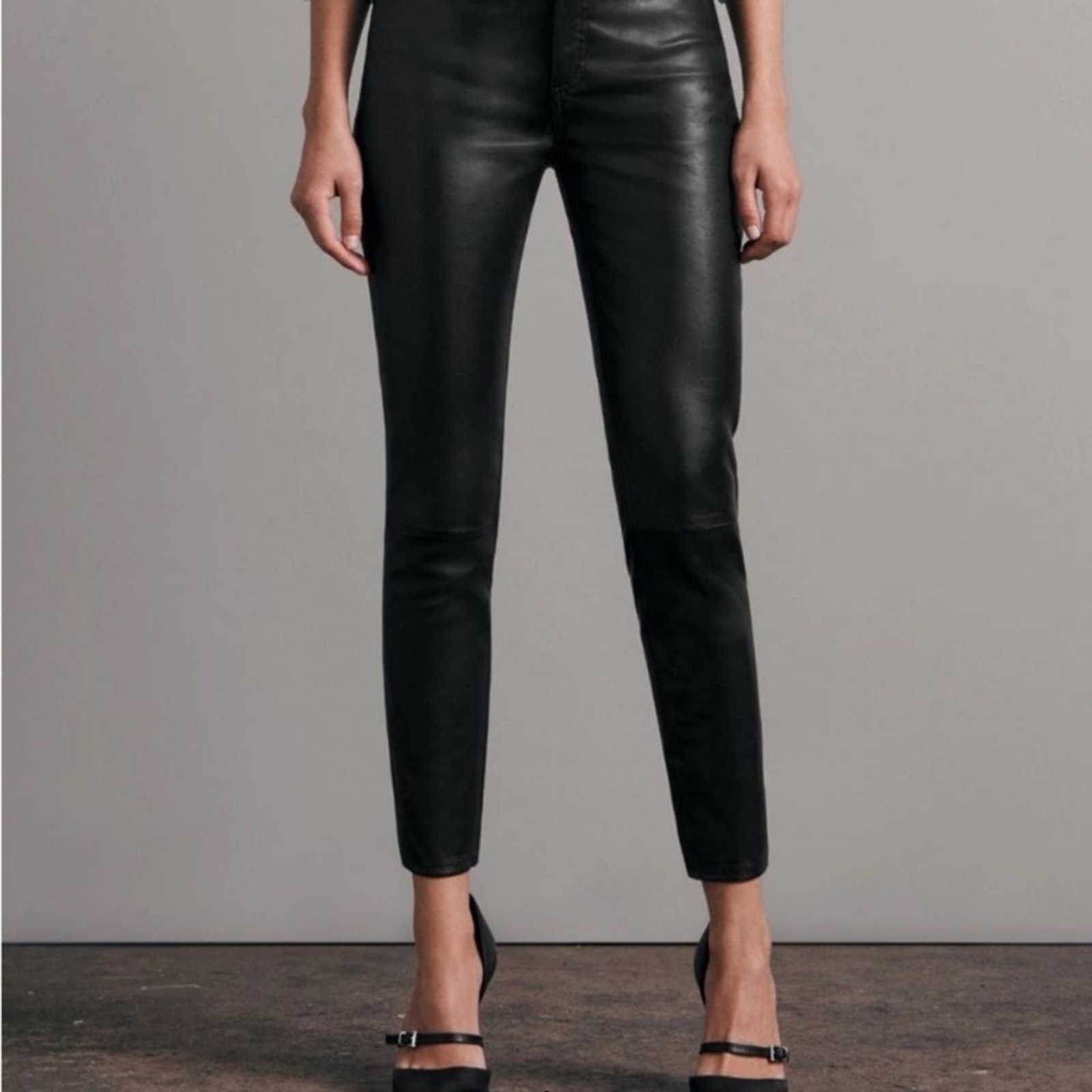 Rag & Bone Nina High-Rise Skinny Leather Pant br size 23 NWT image 4
