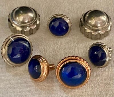 7 Borgel Crowns Blue Stone Sapphire Type Crowns For Luxury Watches - Tap 10