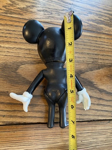 Vintage 7” Hard Plastic Mickey Mouse Posable Moveable Figure Disney - Picture 8 of 11