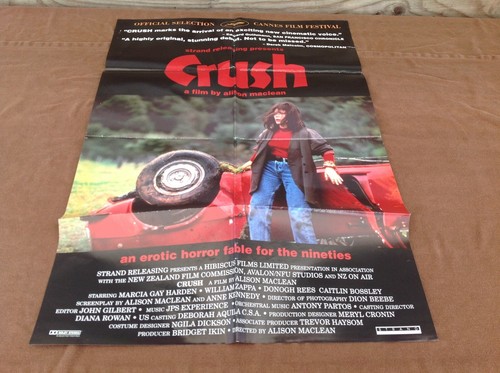 1992 Crush Original Movie House Full Sheet Poster