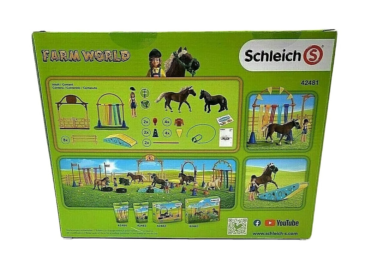 Schleich Farm World Pony agility training