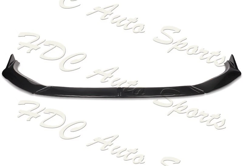 Комплект спойлеров кромок для переднего бампера кузова окрашенный в черный цвет для Mazda 6 Atenza 2019-2021 годов выпуска 3 шт - Изображение 3 из 4