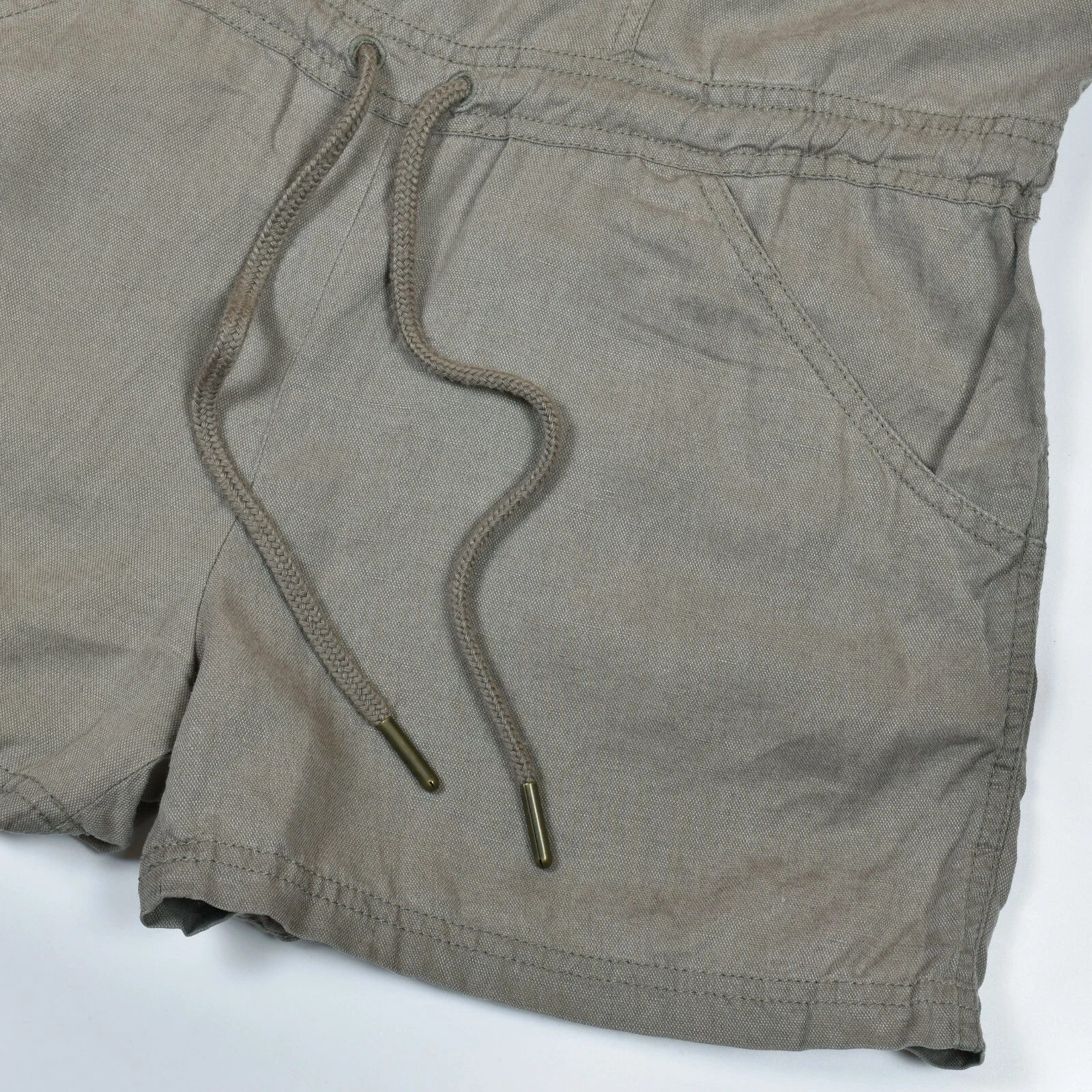 Pantaloncini T ALEXANDER WANG donna lino tensel tuta romper taglia S