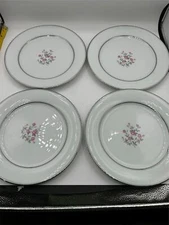 4)  NORITAKE  STANTON   DINNER  PLATES  VGC
