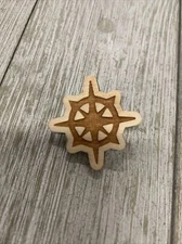 Wooden Compass Pin