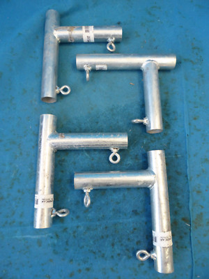 4 (FOUR!) 3/4'' Inch Elbows/''Ts'' Open Sliding Corner Fitting Canopies Canopy 