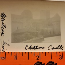 C. 1944-45 WWII U.S. ARMY GI Snapshot Photo Original - Castle
