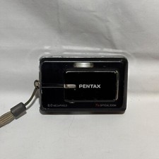 Pentax Optio Z10 8.0MP Digital Camera Black 7x Optical Zoom   Parts/Repair