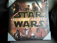 Star Wars Typography The Force Awakens Canvas Picture 16" x 16t" New!!!