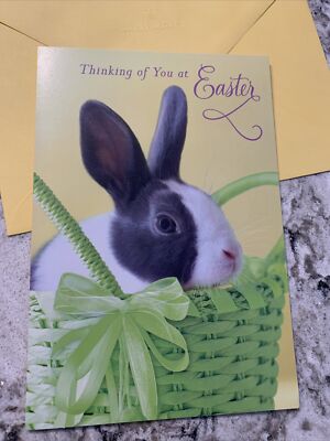 Happy Easter Thinking Of You At Easter Friend 5.5 x8  Lg. Hallmark Greeting Card