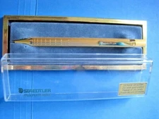 STAEDTLER Micromatic 777 75 24k Gold Plated Mechanical Pencil Germany vintage
