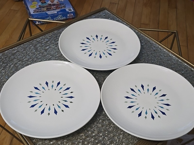 Vintage Set Of 3 SALEM CAROUSEL DINNER  PLATES 10.25" 