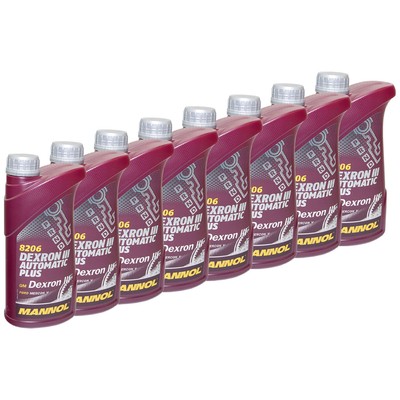 Automatik Plus Ford MB 8 x 1 Liter Getriebeöl Getriebe Öl MANNOL Dexron III Oel