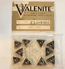 TNMC 32 NV VC125 VALENITE *** 10 INSERTS *** FACTORY PACK **