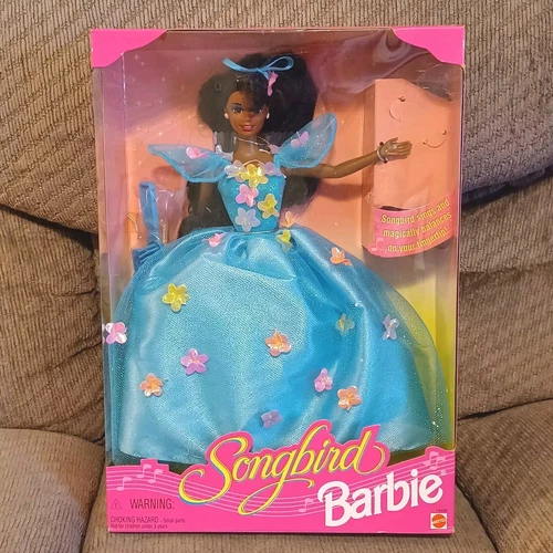 Vintage 1995 Barbie Songbird African American Doll Mattel #14486 READ
