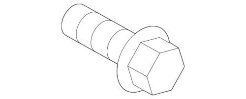 Tornillo del escudo de salpicaduras para Ford 2009-2020 (N/P W505255-S439)