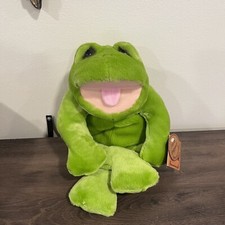Dakin Applause Plush Frog Happy Herbert Lou Rankin Friends 16" Vintage New NWT
