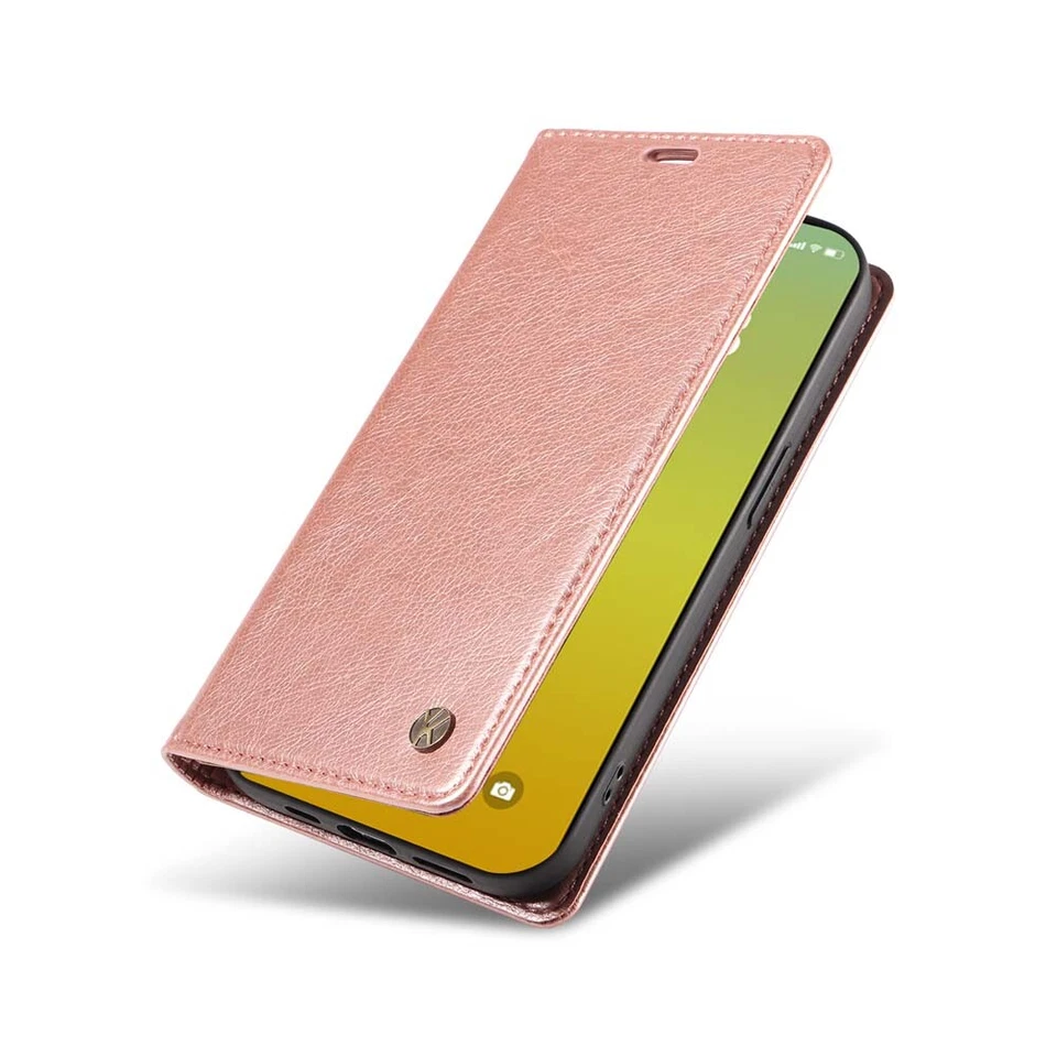 Magnetic Flip Wallet Leather Case Cover For iPhone 15 14 13 12 11 SE 6s 7 8 Plus - Image 3 of 4