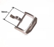 TAG HEUER fibbia 18mm ORIGINALE steel buckle boucle hebilla Dornschließe FC1066