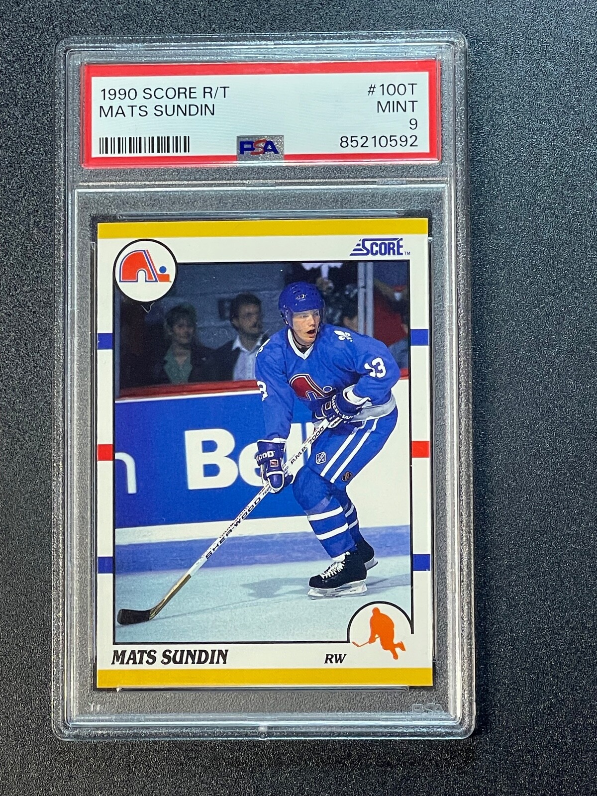 1990 Score Rookie/Traded Mats Sundin PSA 9 Mint eBay