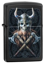 ZIPPO "ANNE STOKES AXE" EBONY COLOR LIGHTER ** NEW **