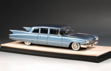 CADILLAC FLEETWOOD 75 LIMOUSINE 1960 HAMPTON BLUE GLM STAMP STM60103 1:43 USA US