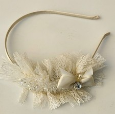 Girl s lace rhinestones hair band