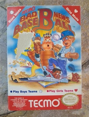 Bad News Baseball CIB - Nintendo Entertainment System *TESTED, SEE DESC*