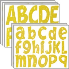 260 PCS Bulletin Board Letters 4 Inch Glitter Large Sticker Letters for Bulle...