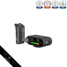 Hollyland LARK MAX 2 Solo Wireless Microphone  AI Noise Cancelling  32-bit