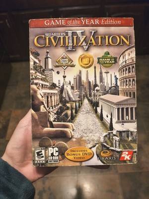 Sid Meier's 4 Civilization Game of the Year Edition PC Complete w/ Dust Jacket