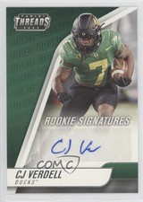 2022 Chronicles Draft Picks Threads Rookie Signatures CJ Verdell Auto 0hk3