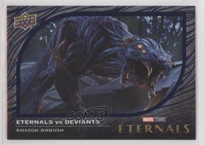 2023 Upper Deck Marvel Eternals vs Deviants Gold 71/99 Deviant Amazon Ambush 6kv