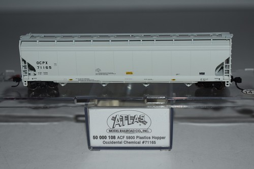 Tolva cuádruple escala N Atlas 50000108 ACF Industries Occidente Chem 71165 C58502 | Condition: Used
