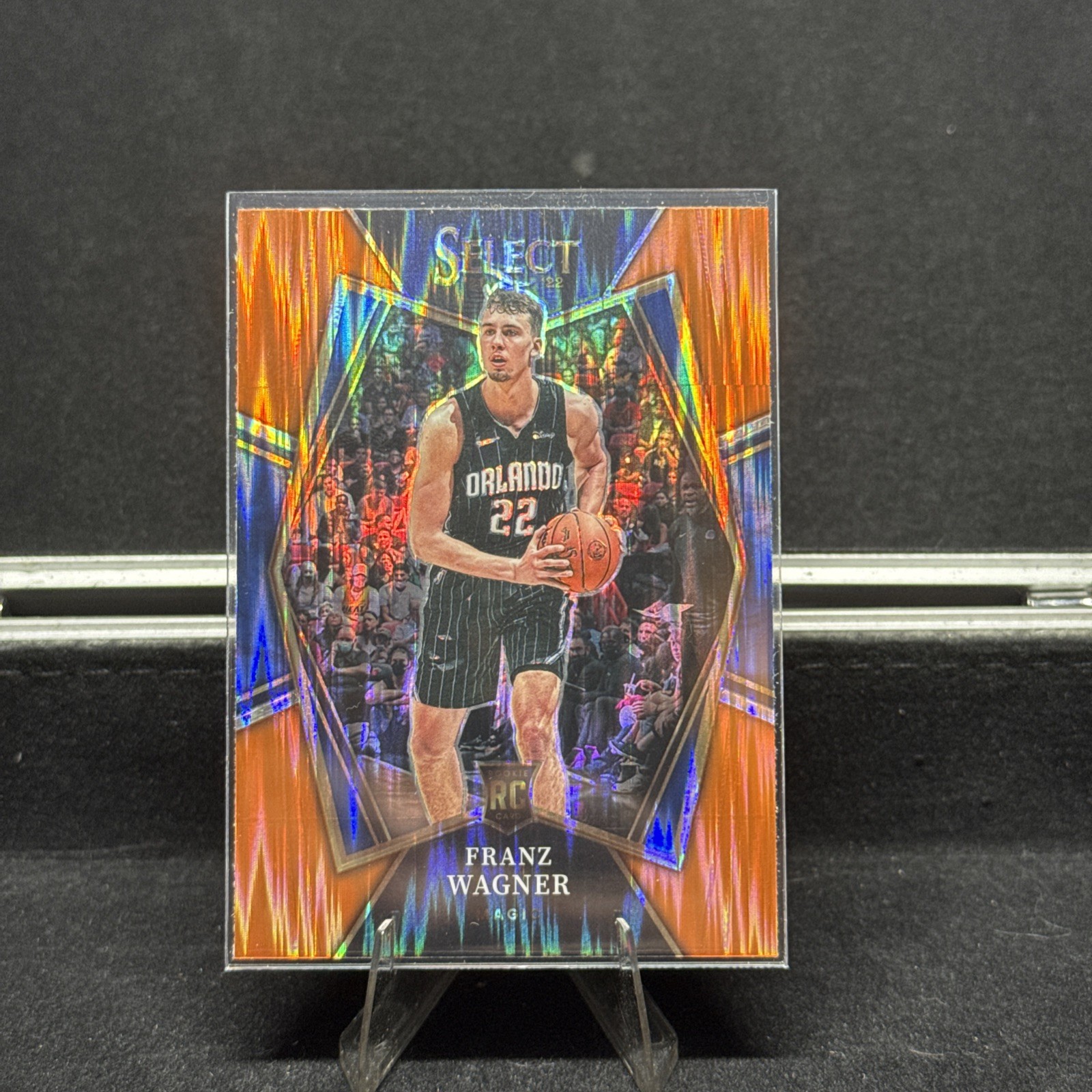 2021-22 Panini Select - Premier Level Franz Wagner #120 Orange Flash Prizm (RC)
