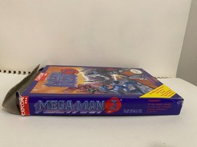 Nintendo NES Capcom - Mega Man 3 Box & Manual Only - NO GAME CARTRIDGE INCLUDED