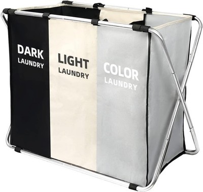 180L Large Laundry Basket, Freestanding Hamper, Large, 1-Pack 