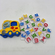 LeapFrog Fridge Phonics Magnetic Letter Set School Bus Complete 26 Letters WORKS
