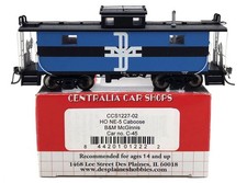 Centralia Car Shops CCS1227-02 HO Scale B&M McGinnis NE-5 Caboose #C-45 LN/Box