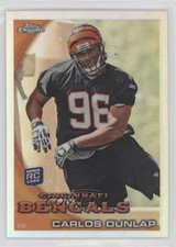 2010 Topps Chrome Refractor Carlos Dunlap #C65 0q4x