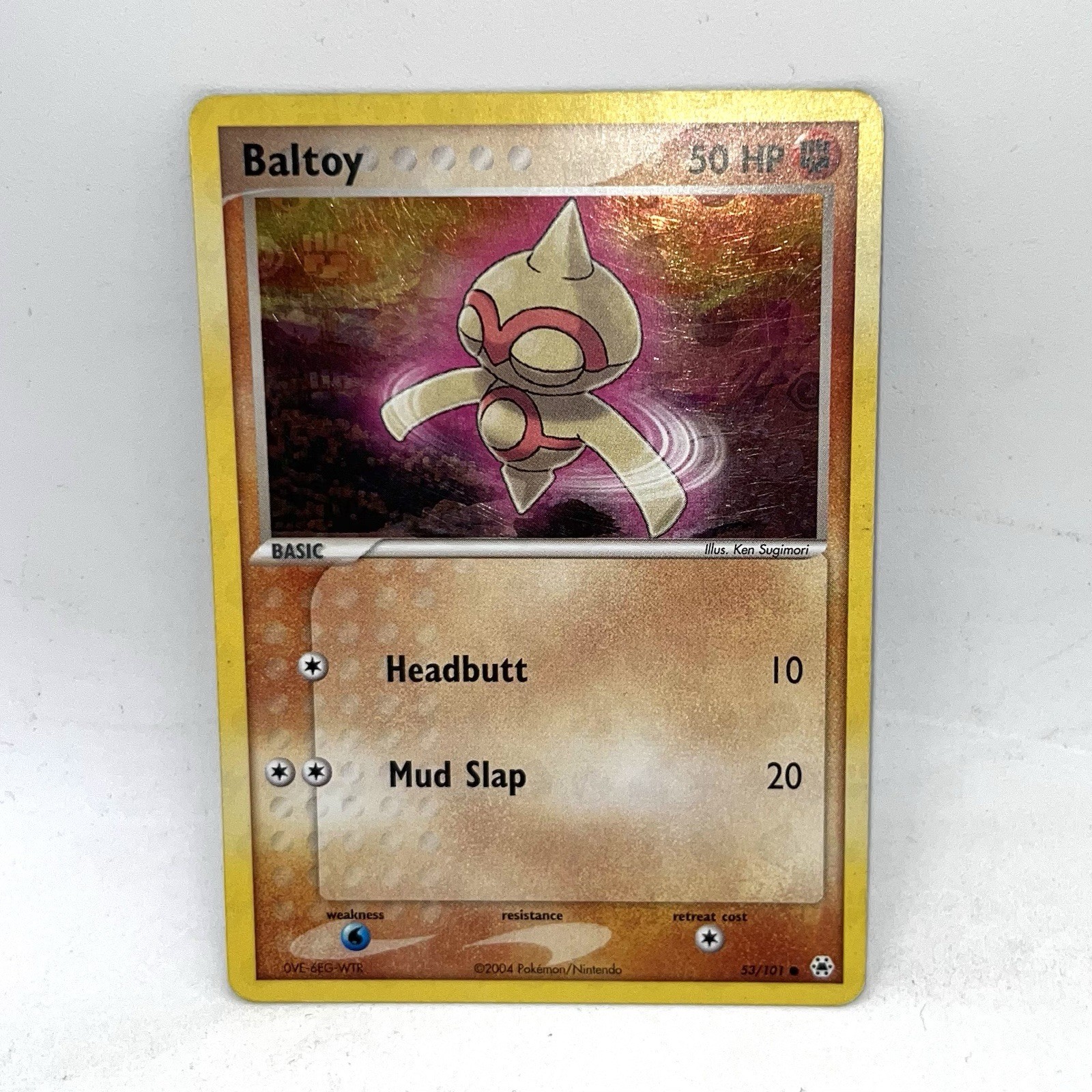 Baltoy Hidden Legends 53/101 Common Reverse Holo MP Pokemon TCG Card