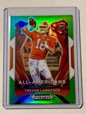 2021 Panini Prizm Draft Picks - All-American Trevor Lawrence #181 Green Prizm...