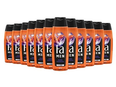 FA Duschgel 250 ml Men Dark Passion, 12x 250 ml 12er Pack Duschgel Men
